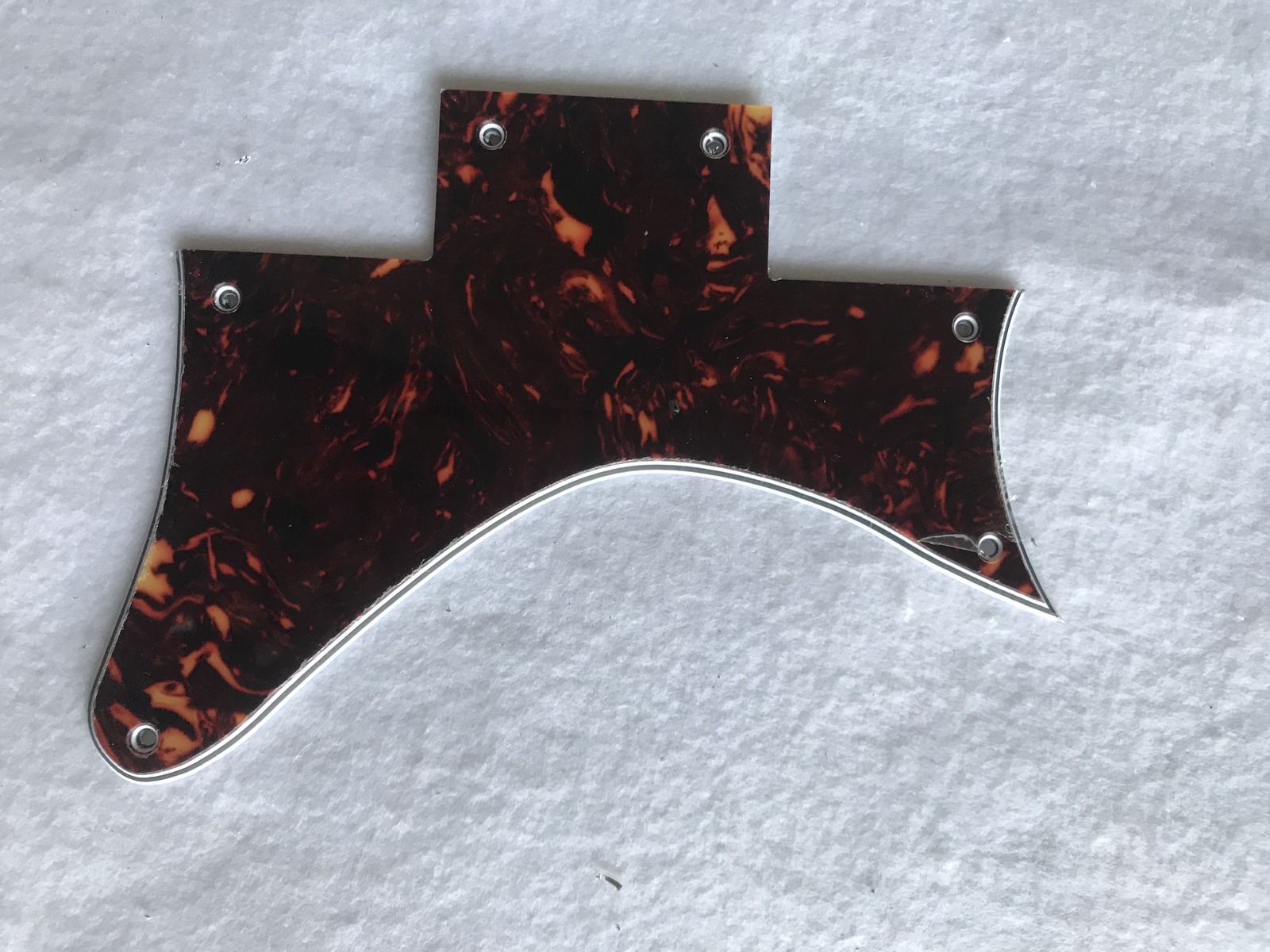 Fits Washburn WI-64-DL Style Guitar Pickguard Scratch Plate,4 Ply Brown Tortoise - $15.55