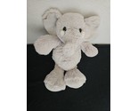 Evergreen Enterprises Elephant Plush Stuffed Animal Light Grey White Tusks - £19.42 GBP