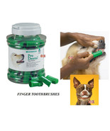 Top Performance 50 PET DOG Finger Pro DENTAL RUBBER TOOTHBRUSHES Toothbrush - €29,93 EUR
