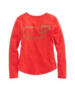 NWT Girls Size XL Vineyard Vines Red Vintage Whale Foil Graphic Print Te... - £19.55 GBP