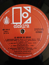 Bread Lo mejor de Bread LP 12 &quot; vinyl Vinyl G+ 1972 Elektra Spain Solo e... - $14.20