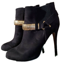 Aldo Suede Stiletto Boot Sz.8 Women&#39;s Black.. - $15.38