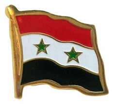 Syria Flag Hat Tac or Lapel Pin - £5.38 GBP