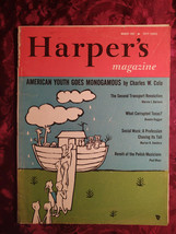 Harpe Rs Magazine March 1957 Mark Van Doren Don Moser Paul Moor - £6.76 GBP