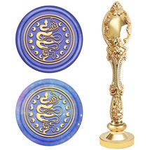 Snake Wax Seal Stamp Moon Vintage Sealing Wax Stamps Animal Retro 25Mm Removable - £15.73 GBP