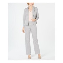 New Le Suit Gray Career Jacket Blazer Pants Suit Set Size 12 $240 - £65.43 GBP