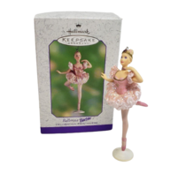2000 HALLMARK MATTEL PINK BALLERINA BARBIE DOLL KEEPSAKE CHRISTMAS ORNAMENT - $5.70