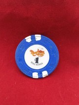 Riverboat Casino Reno NV $1 Chip 1988 - £7.70 GBP