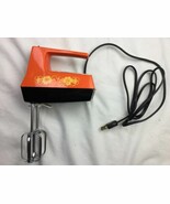 Vtg Orange Westinghouse Hand Food Mixer (3 Speed) Model: HM08-2bf - $54.27 CAD