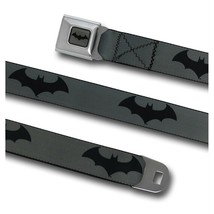 Batman Hush Symbol Seatbelt Belt Grey - $30.98