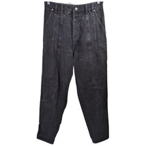 80s 90s Wrangler Silverlake Bareback Black Made In USA Jeans 31x34 Vtg (No Tag) - £60.49 GBP