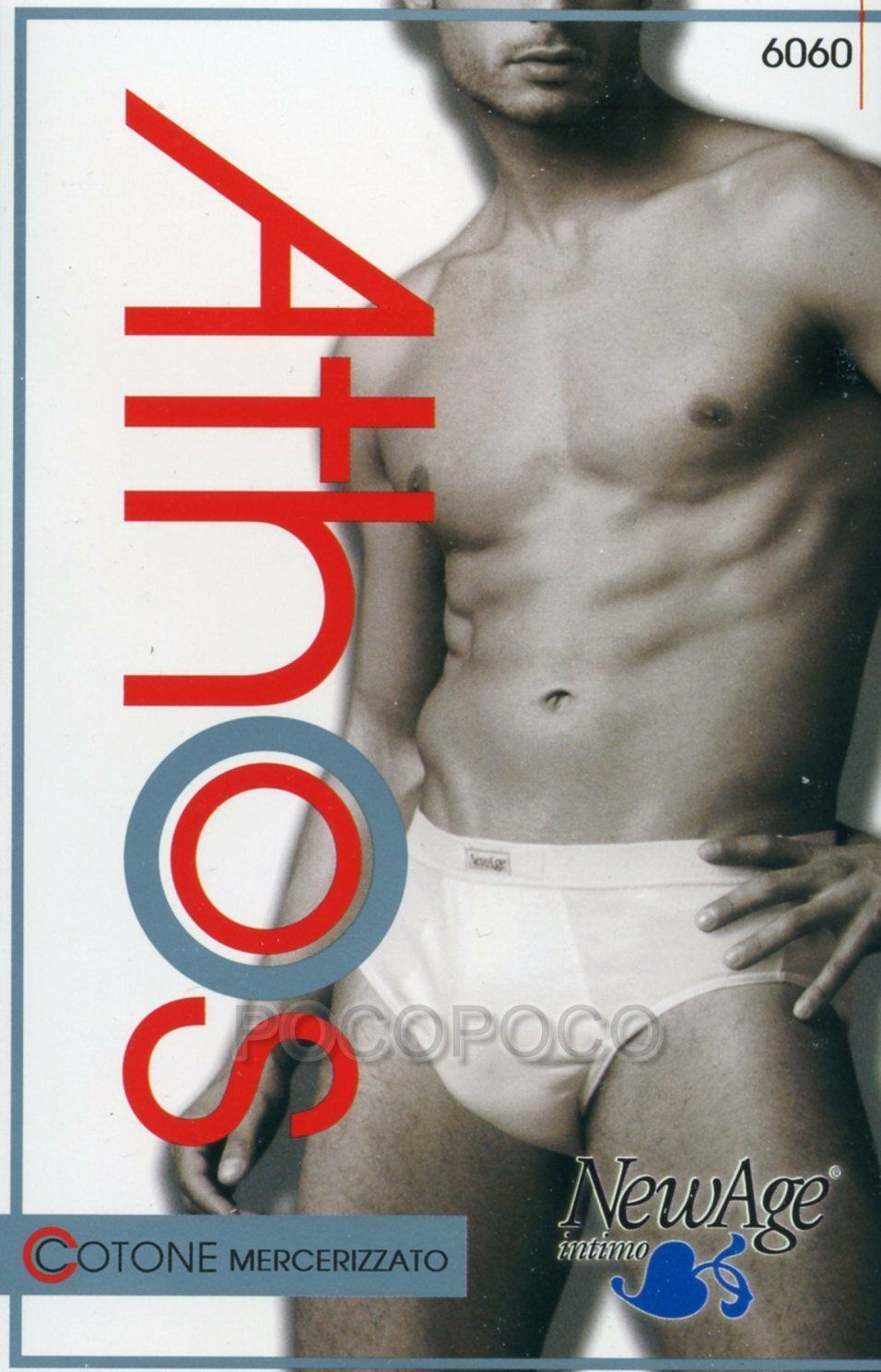 Slips Hommes avec Elastique Interne en Pur Coton 100% New age 6060 Culotte - $3.60