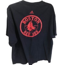 Vintage Tee Adidas Boston Red Sox MLB Baseball Graphic T-Shirt XL 2 sided Y2K - £11.82 GBP