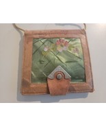 vintage souvenire coney Island NY wallet hand painted leather  - $13.79 CAD