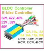 36V 48V 60V 250W 400W Universal Electric Bike e-bike BLDC Brushless Cont... - $30.37