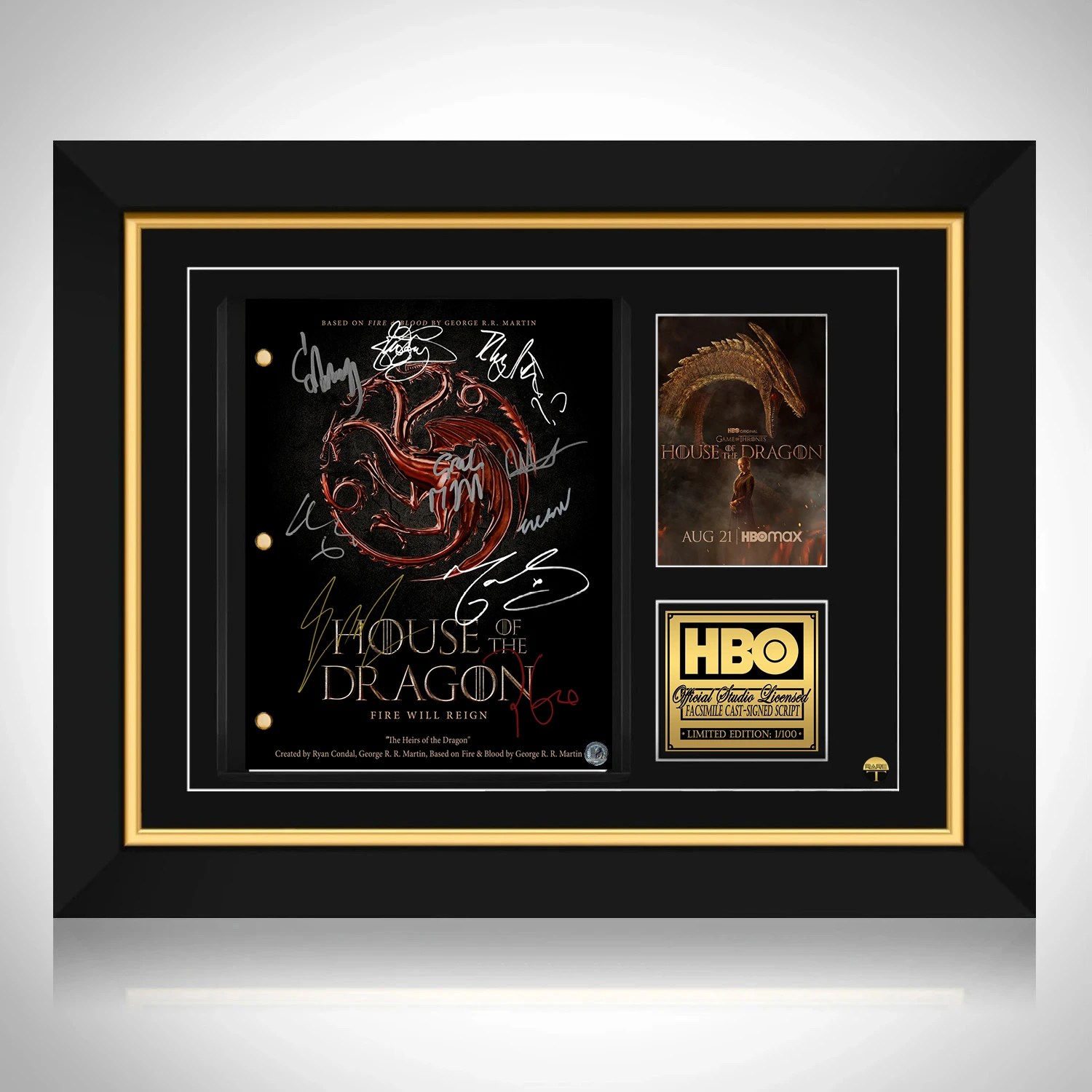 Game of Thrones: House of the Dragon (2022) TV Series Script Limited Sig... - $299.23