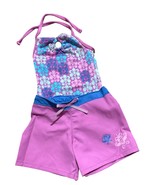 American Girl Kanani GOTY Beach Outfit Swimsuit &amp; Shorts Set - $352.80 MXN
