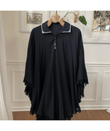 Vintage 70s Hippie Poncho Native American OSFM Unisex - €27,61 EUR