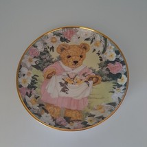 Limited Edition Franklin Mint Teddys Spring Bouquet Decorative Plate By ... - $17.37