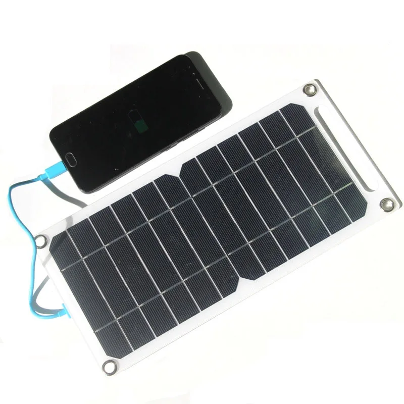 House Home 10W Solar Panel Kit 5V USB Solar Cells Poly Solar Board Portable For  - £35.97 GBP