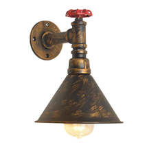 Wall Lamp Industrial Style Bar Table Personality Wrought Iron Pipe Decorative Wa - £55.52 GBP+