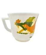 Vintage Child&#39;s Tea Set Cup 2.5 inch White Glass Chickens - £5.39 GBP