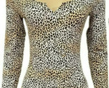 Victoria S Geheimnis Pink Tanga Body Top Beige Leopardenmuster Stretch X... - $17.77