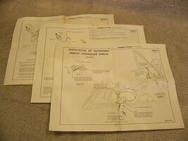 INSTALLATION OF OLDSMOBILE REMOTE CONTROLLED MIRROR, F85 SERIES, 406613 - $12.14