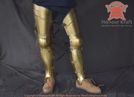 medieval steel German legs Armour for combat Buhurt Armour fighting - $514.42