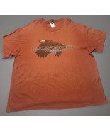 Harley Davidson XXL 2XL T Shirt Orange Motorcycle McMahon’s Beaver Falls... - $9.79