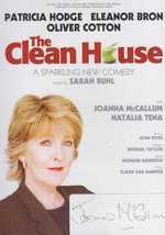 Joanna McCallum of Sapphire &amp; Steel The Clean House Hand Signed Theatre Flyer - £8.66 GBP