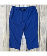Travel Smith Hiking Fishing Camping Blue Nylon Pants Womens XXL Short - $23.38 CAD