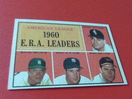 1961 Topps #46 1960 Era Leaders A.L. Near Mint / Mint Or Better !! - £66.38 GBP