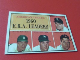 1961 Topps #46 1960 Era Leaders A.L. Near Mint / Mint Or Better !! - £65.63 GBP