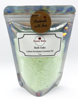 Lemon Eucalyptus Bath Salts Epsom Salt bath soak body soak holiday gift ... - $7.43