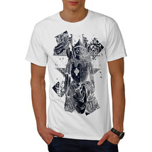 Wellcoda Knight Warrior Mens T-shirt, Medieval Graphic Design Printed Tee - £14.90 GBP+