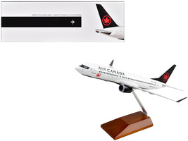 Boeing 737 MAX 8 Commercial Aircraft &quot;Air Canada&quot; (C-FTJV) White with Black Tail - $92.91