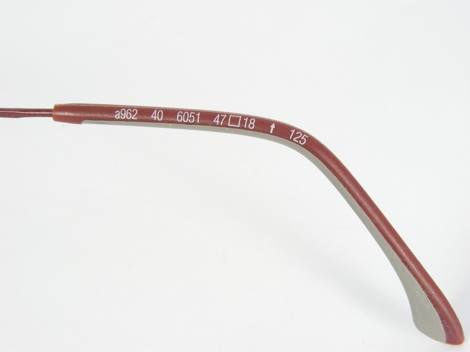 ADIDAS Junior Kids a962 40 6051 MAROON EYEGLASSES GLASSES 47-18-125mm Austria Item image 11
