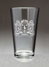 Mullen Irish Coat of Arms Pint Glasses (Sand Etched) - £54.26 GBP