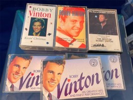Bobby Vinton Lot of 6 Vintage Cassette Tapes Christmas Greatest Hits Best Of - £11.05 GBP