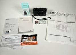 Sony Cyber-Shot DSC-HX50V 20.4MP Digital Camera + Owners Manual + 8GB SD Card - $188.09