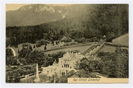 Kgl. Schloss Linderhof Photo Postcard Ettal Germany  - $15.84