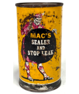 Mac&#39;s Sealer &amp; Stop Leak Scotsman Automobilia Auto Advertising Full Can ... - $10.39