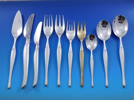 Duo by Christofle Silverplate Flatware Service Set 119 pieces Dinner Modern - £5,460.40 GBP