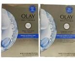 2X Olay Daily Facials Deeply Purifying Clean Dry Cloths 66 Ct. Each - £19.48 GBP