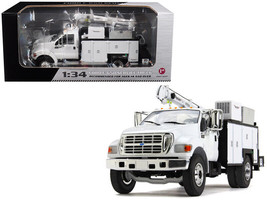 Ford F-650 w Maintainer Service Body White 1/34 Diecast Car First Gear - $114.30