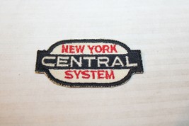 Vintage New York Central System Train Patch, Oval, Red, White &amp; Black - £15.72 GBP