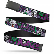 Joker Classic Logo and Laughter Adult Web Belt Purple - £23.03 GBP