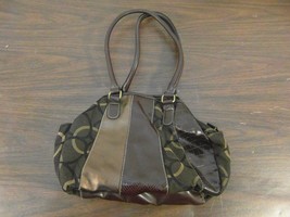 Adult Women&#39;s Brown Tan Faux Leather Shoulder Bag Purse Evening Bag 32978 - $12.32