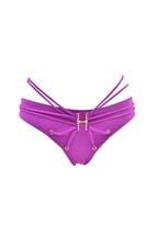 Agent Provocateur Womens Bikini Briefs Wrapped Elegant Purple Size S - £75.22 GBP